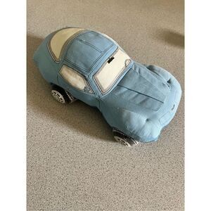 Vintage DreamWheels 1982 Blue Corvette Car Plush 80s Pop Art Adult Stuffed Toy